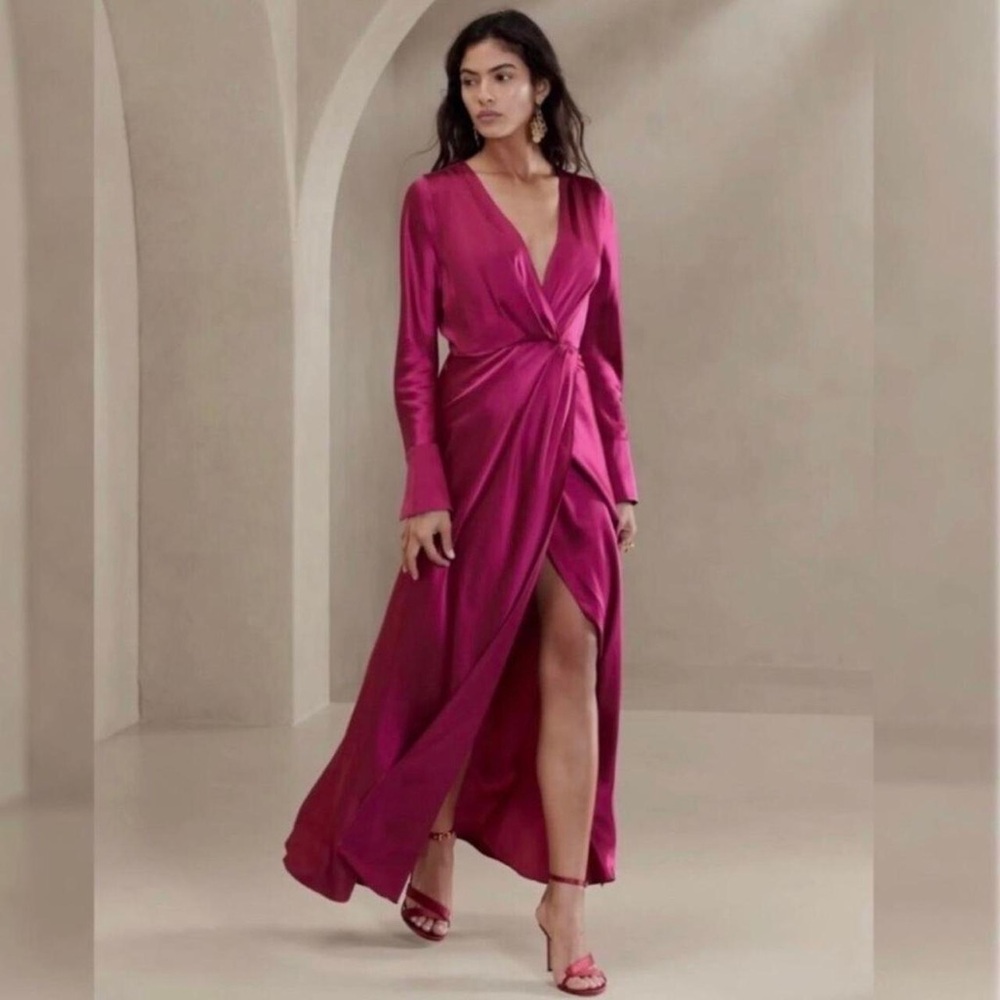 Banana Republic Fuchsia Maxi Dress